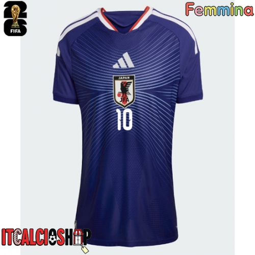 Giappone Ritsu Doan #10 Prima Maglia Femmina Mondiali 2026 Manica Corta